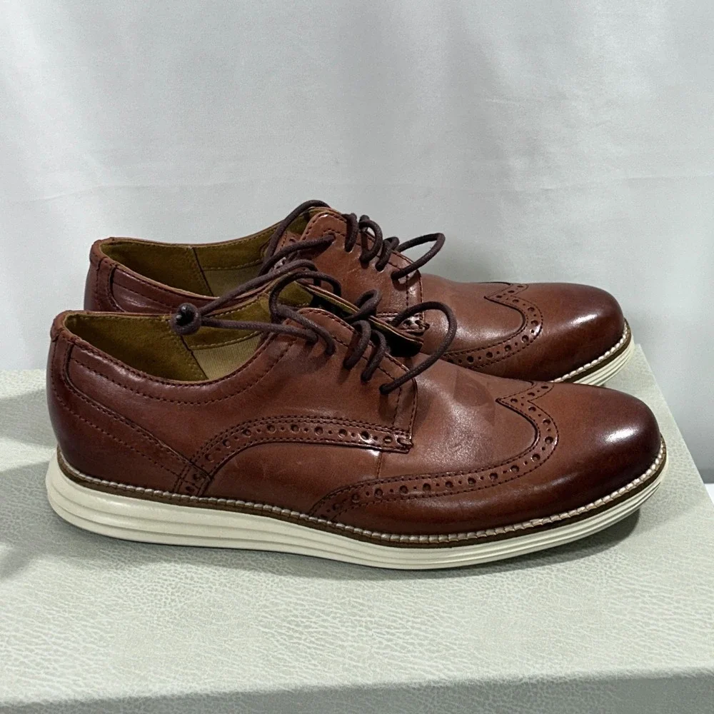 Cole‎ Haan Go-to Wing Oxford Men's Shoes Size US 7.5M Color British Tan